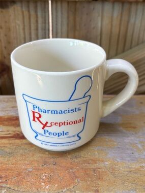 Pharmacists R Xceptional People White & Blue Ceramic Mug Size 11oz